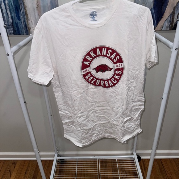 Rivalry Threads Arkansas Razorbacks White Tee - Picture 1 of 3